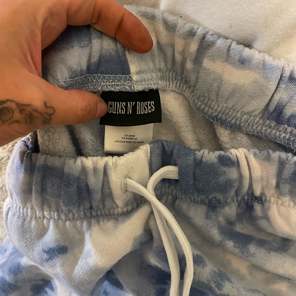 Blue Tie-Dye Joggers - Picture 3 of 6